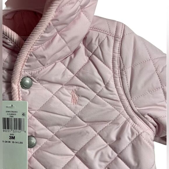 Polo Ralph Lauren Water-Repellent Hooded‎ Barn Bunting One Piece, SIZE 3Month - Picture 9 of 16